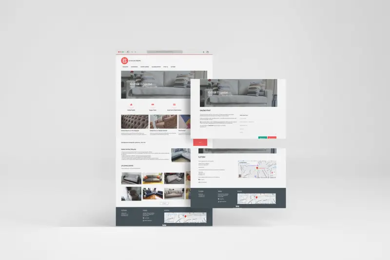 Es Koltuk Döşeme Web Site Tasarımı